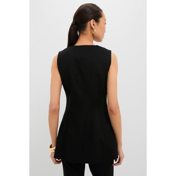 TUCKERNUCK Black Rhoda Tunic Top Size 14 NWT Retail $198 Tuckernuck - Picture 2 of 8